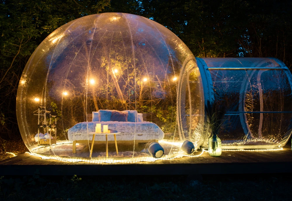 inflatable transparent dome tent